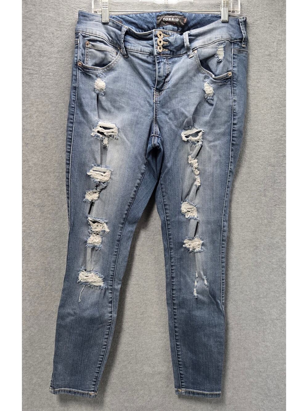 Torrid Distressed Jeggings Size 14R